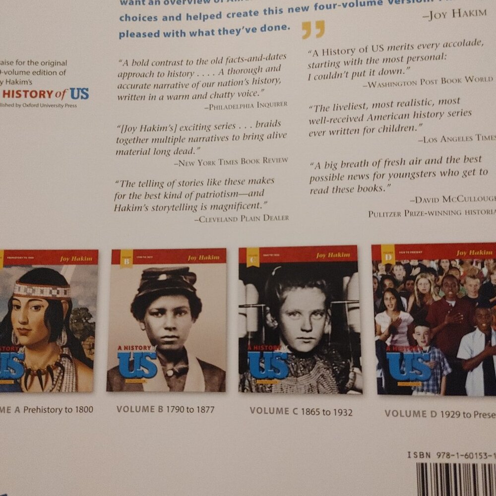 A History of Us - Volume A- Prehistory to 1800 - Joy Hakins - Brand New - Picture 9 of 9